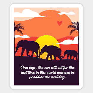 Sunrise In Paradise Sticker